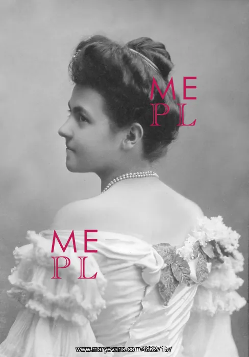 : Hermine Reuss Elder Line before her wedding, 1906 : Hermine Reuss Elder Line before her wedding, 1906