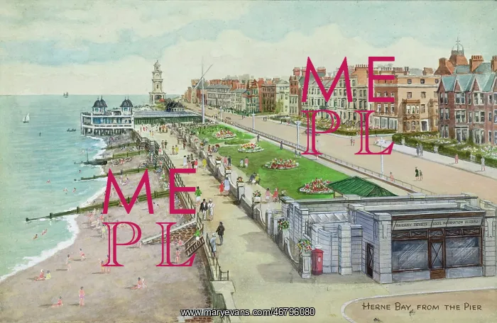 : Herne Bay, Kent, viewed from the Pier : Herne Bay, Kent, viewed from the Pier