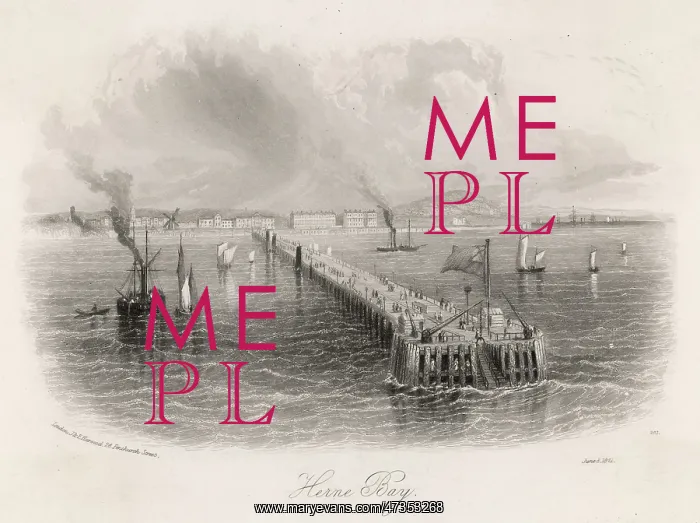 : HERNE BAY, THE PIER : HERNE BAY, THE PIER