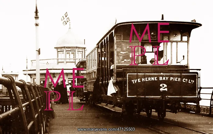  : Herne Bay Pier tramway, probably early 1900s