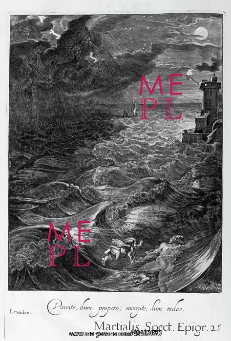 : Hero and Leander is the Greek myth relating the : Hero and Leander is the Greek myth relating the
