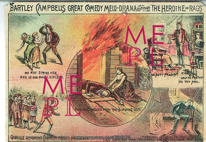 : The Heroine in Rags by Bartley Campbell : The Heroine in Rags by Bartley Campbell
