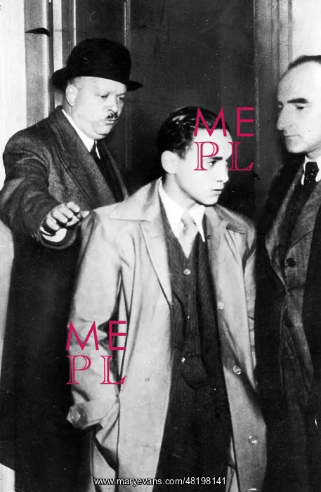 : Herschel Grynszpan under arrest for the assassination of the : Herschel Grynszpan under arrest for the assassination of the