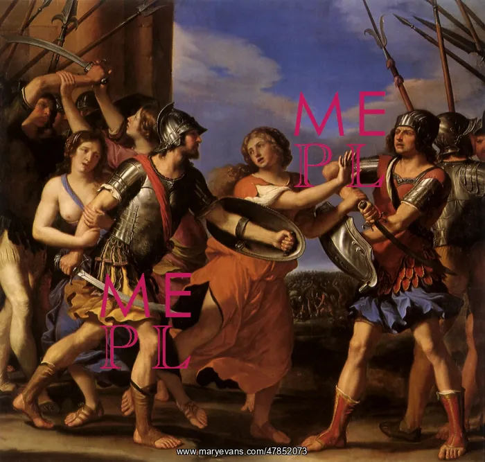 : Hersilia Separating Romulus from Tatius : Hersilia Separating Romulus from Tatius