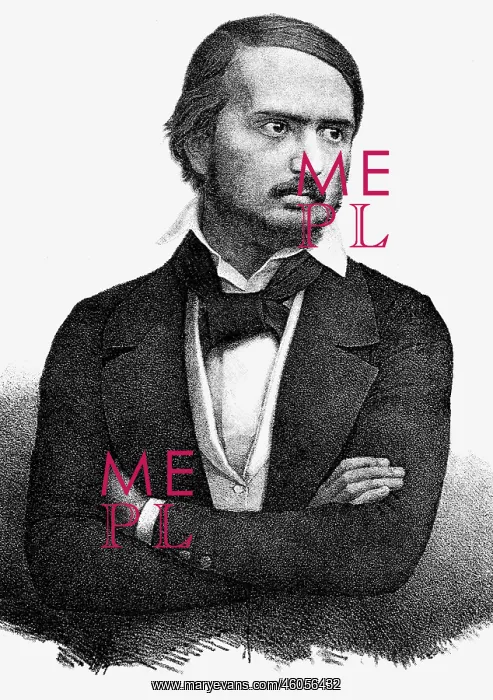 : Herwegh, Georg, 31.5.1817 - 7. 4.1875, German : Herwegh, Georg, 31.5.1817 - 7. 4.1875, German
