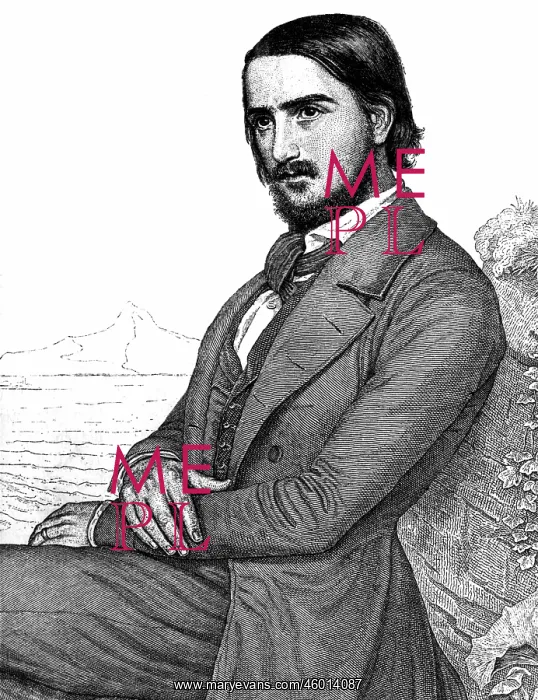 : Herwegh, Georg, 31.5.1817 - 7.4.1875, German : Herwegh, Georg, 31.5.1817 - 7.4.1875, German