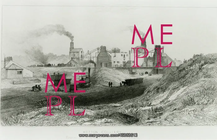  : Hetton Colliery, engraving