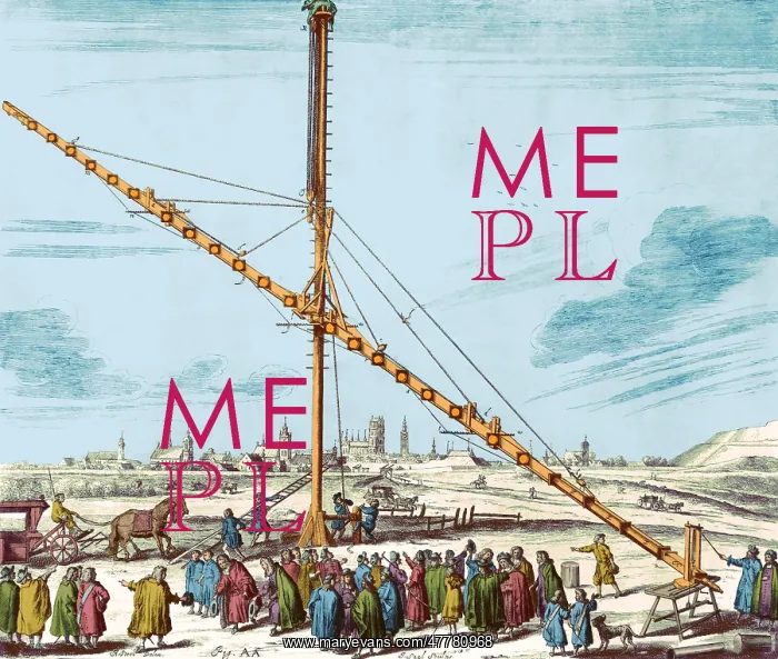 : Hevelius 150-foot Telescope, 1673 : Hevelius 150-foot Telescope, 1673