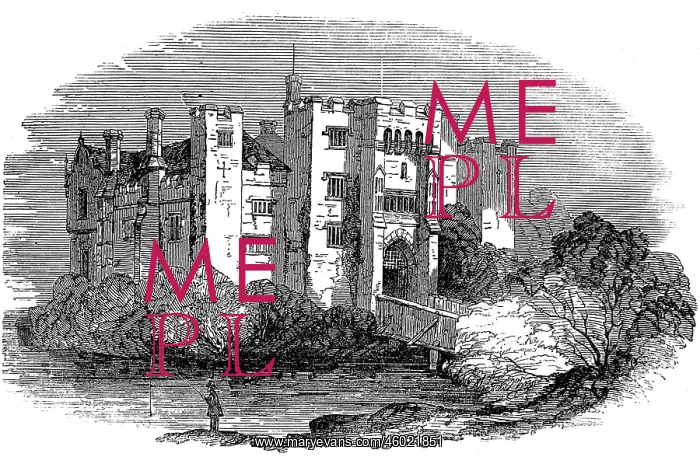 : Hever Castle, Kent 1849 : Hever Castle, Kent 1849