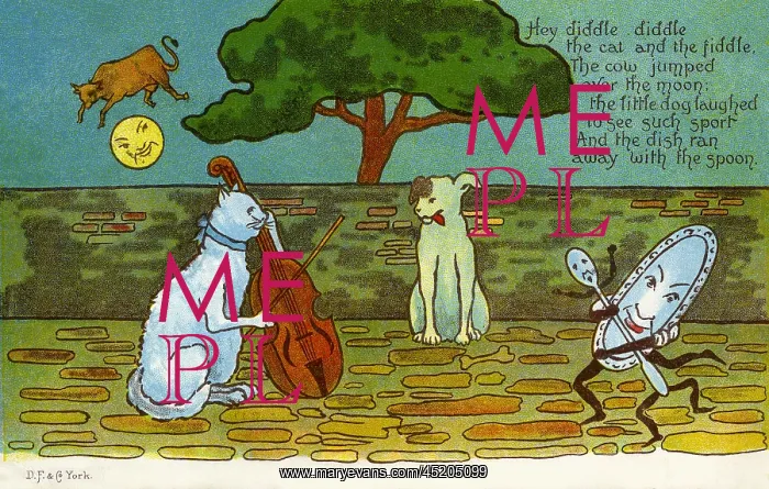 : Hey diddle diddle, the cat and the fiddle : Hey diddle diddle, the cat and the fiddle