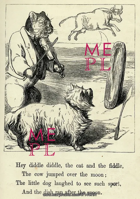 : Hey diddle diddle, the cat and the fiddle : Hey diddle diddle, the cat and the fiddle