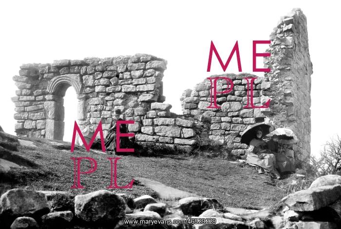  : Heysham, St Patrick's Chapel Ruins, Heysham Head 1888