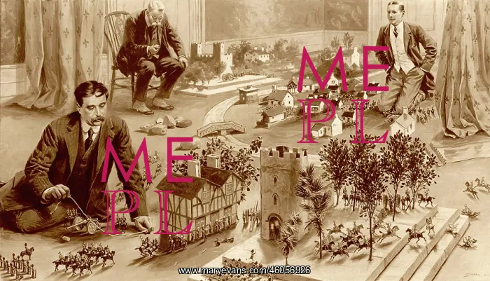 : H.G.Wells playing Little Wars : H.G.Wells playing Little Wars