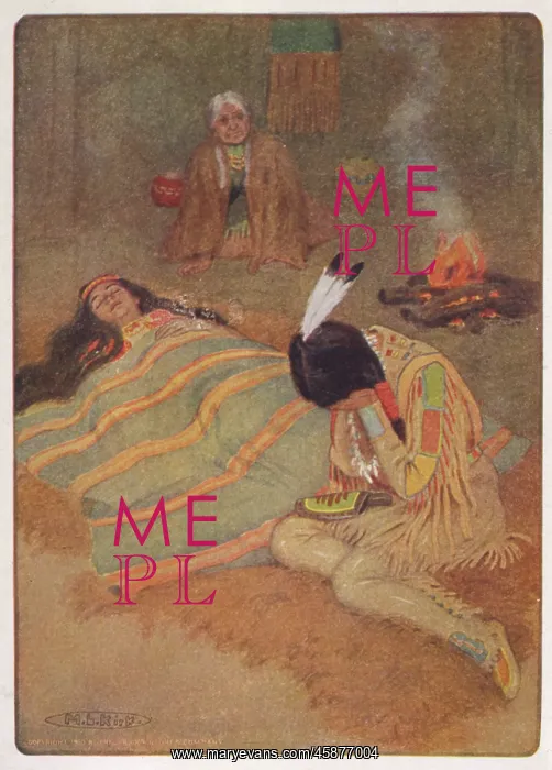 : HIAWATHA / MINNEHAHA DIES : HIAWATHA / MINNEHAHA DIES