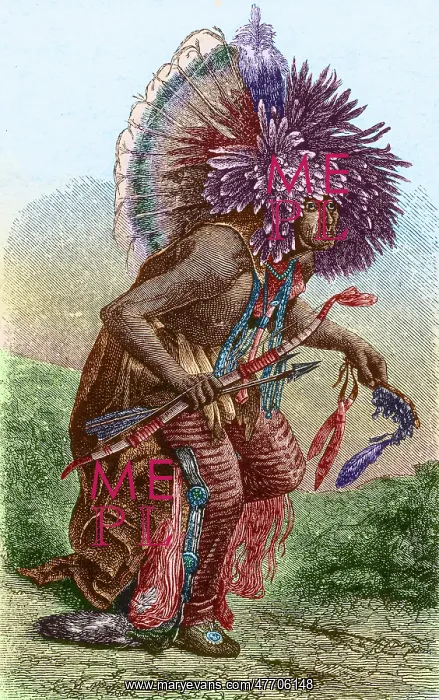 : Hidatsa Warrior Dancing : Hidatsa Warrior Dancing