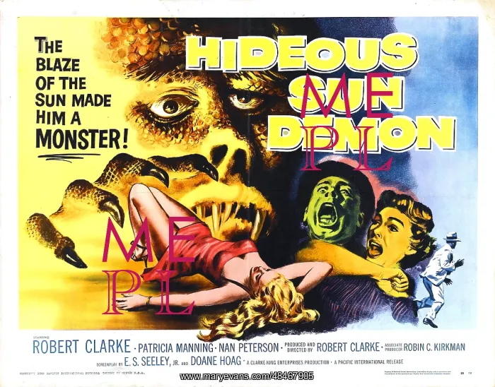 : Hideous Sun Demon starring Robert Clarke a 1959 : Hideous Sun Demon starring Robert Clarke a 1959