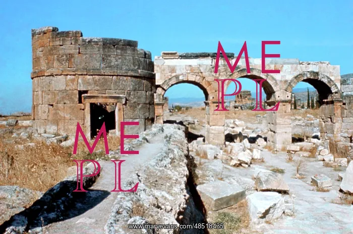 : Hierapolis was an ancient city located on hot : Hierapolis was an ancient city located on hot