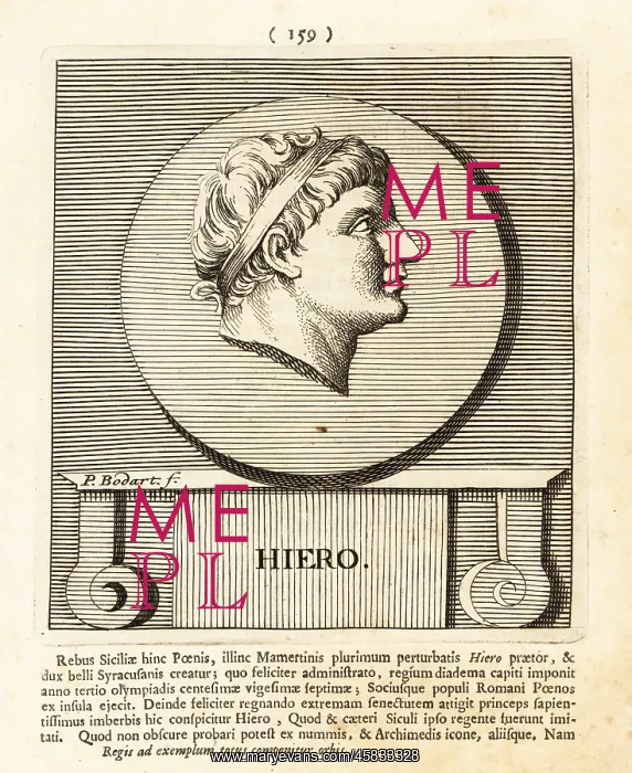 : Hieron I, Tyrant of Syracuse, Sicily : Hieron I, Tyrant of Syracuse, Sicily