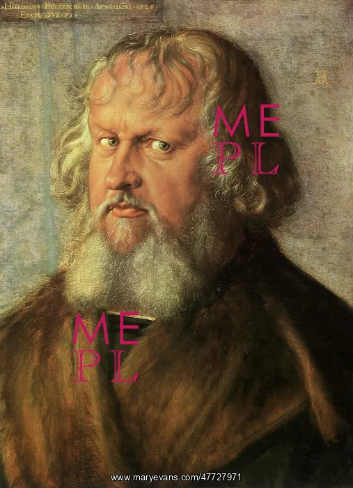 : Hieronymus Holzschuher, by Durer : Hieronymus Holzschuher, by Durer