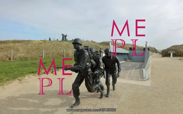 : Higgins Boat Monument, Utah beach : Higgins Boat Monument, Utah beach