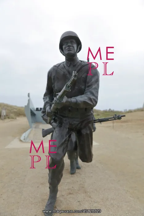 : Higgins Boat Monument, Utah beach : Higgins Boat Monument, Utah beach