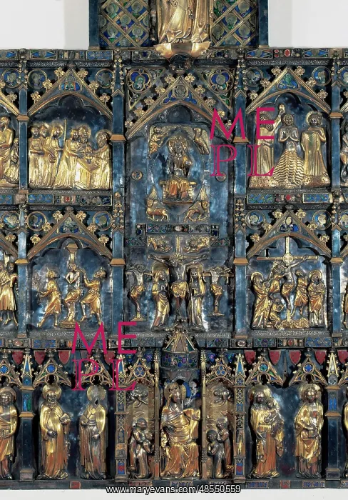 : High altar. Cathedral of Saint Mary of Girona. Gothic. Made : High altar. Cathedral of Saint Mary of Girona. Gothic. Made