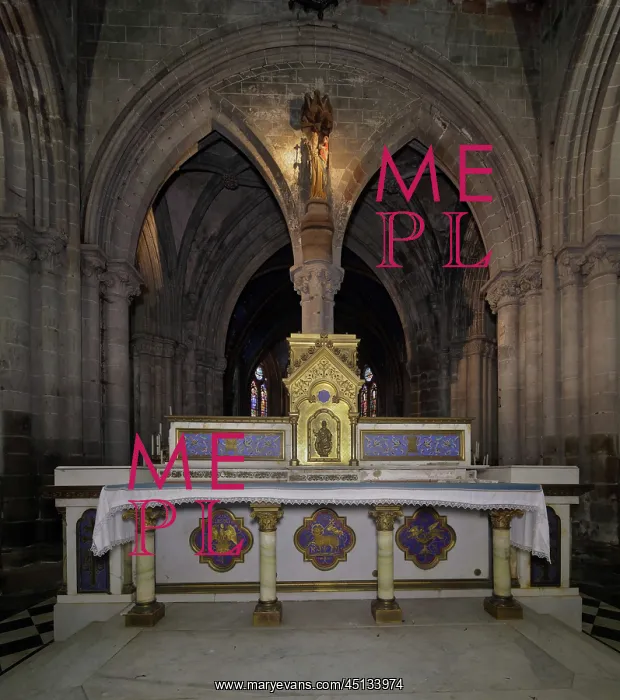: High altar, Cathedral Saint-Samson, Dol-de-Bretagne : High altar, Cathedral Saint-Samson, Dol-de-Bretagne