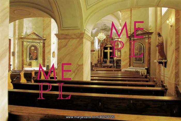 : High altar in the church of the monastery Csorna : High altar in the church of the monastery Csorna