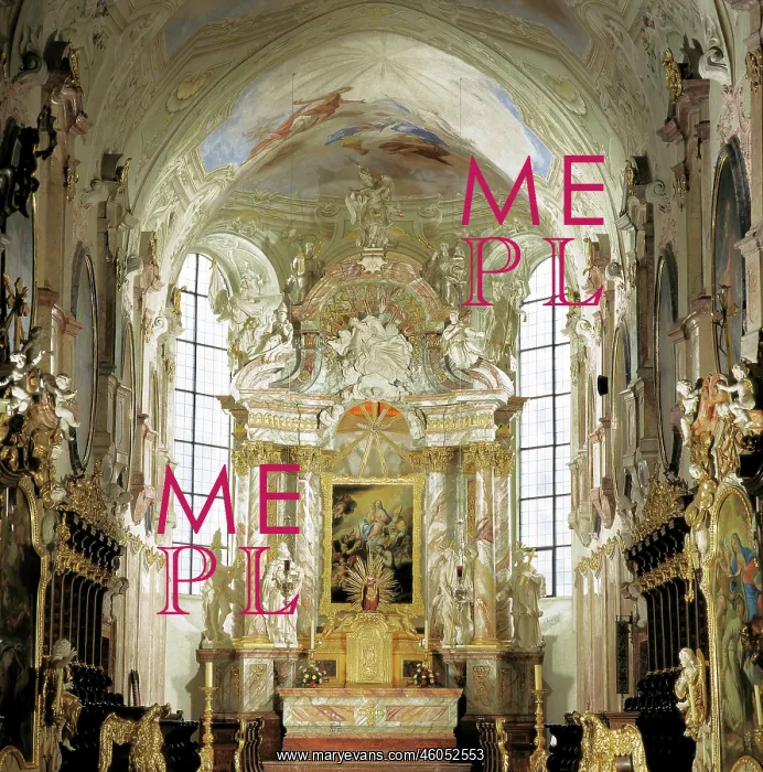 : High altar in the church of the monastery Geras : High altar in the church of the monastery Geras