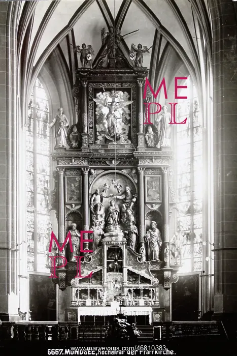 : High altar of church Mondsee : High altar of church Mondsee