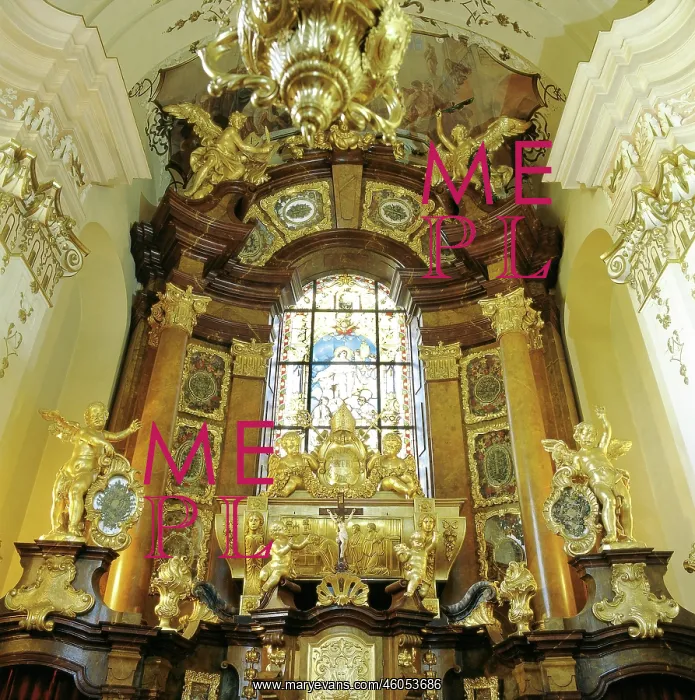 : High altar of the curch of the monastery Strahov : High altar of the curch of the monastery Strahov