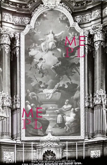 : High altar by Daniel Gran in Lilienfeld : High altar by Daniel Gran in Lilienfeld