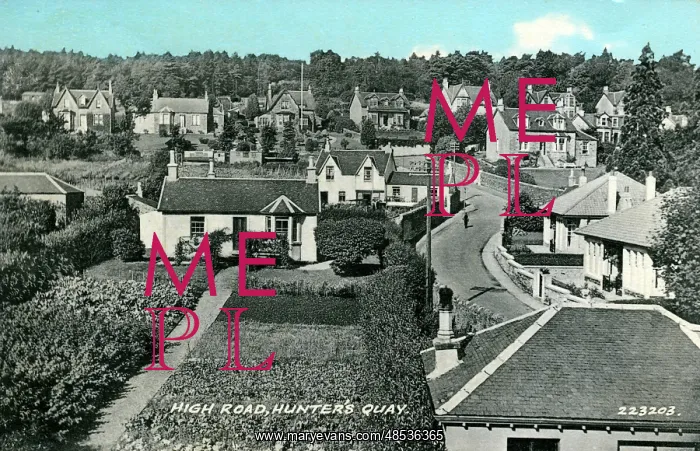 : High Road, Hunter's Quay, Argyllshire : High Road, Hunter's Quay, Argyllshire