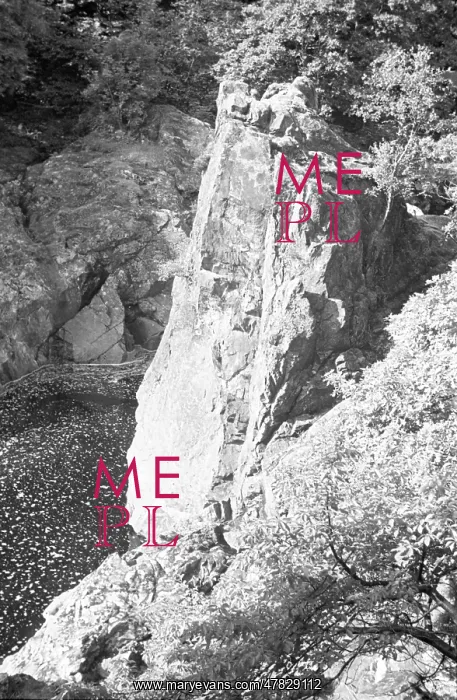 : High rock over a mountain beck : High rock over a mountain beck