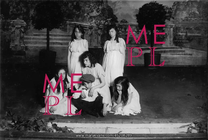: High school play, original caption: Miss ? : High school play, original caption: Miss ?
