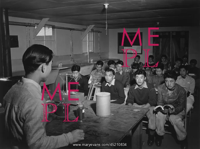 : High school students seated in a classroom ? : High school students seated in a classroom ?