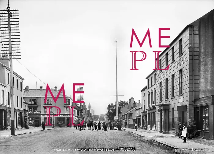 : High St. Holywood and Maypole from N.E : High St. Holywood and Maypole from N.E