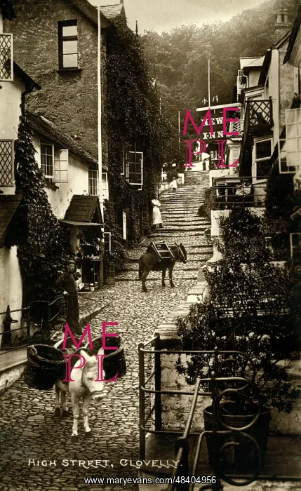 : High Street, Clovelly, Devon : High Street, Clovelly, Devon