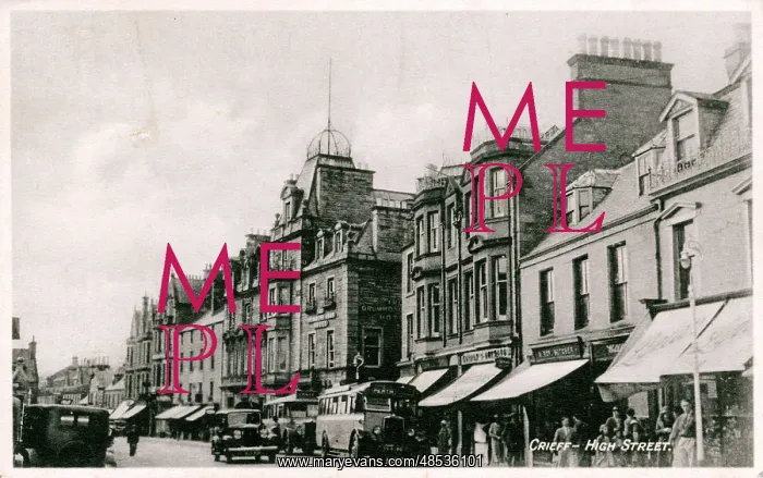 : High Street, Crieff, Perthshire : High Street, Crieff, Perthshire