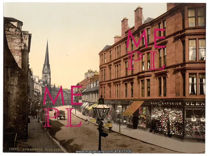 : High Street, Dumbarton, Scotland : High Street, Dumbarton, Scotland