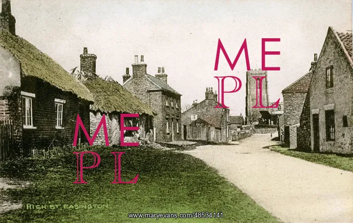 : High Street, Easington, Yorkshire : High Street, Easington, Yorkshire