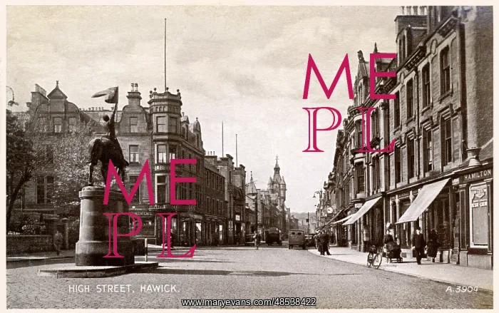 : High Street, Hawick, Roxburghshire : High Street, Hawick, Roxburghshire