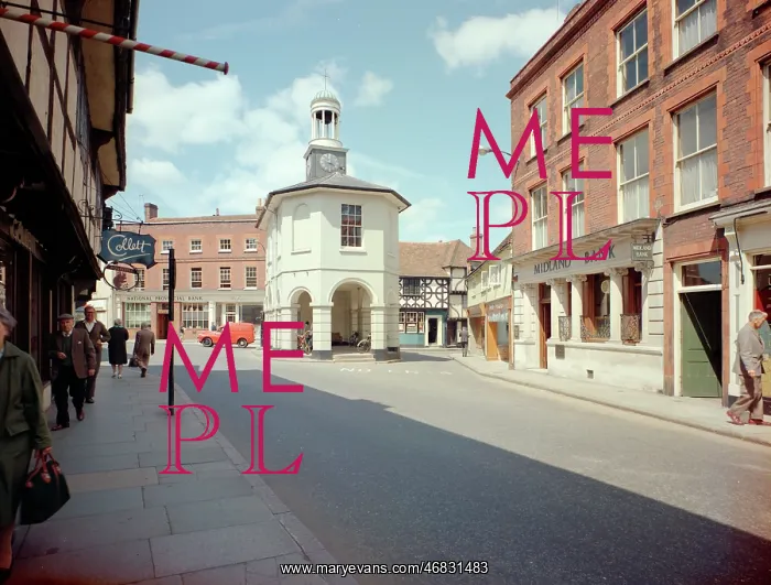 : High Street and Old Town Hall, Godalming : High Street and Old Town Hall, Godalming