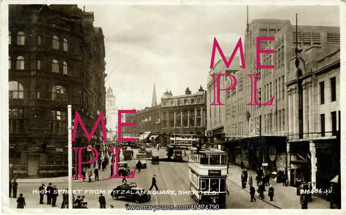 : High Street, Sheffield, Yorkshire : High Street, Sheffield, Yorkshire
