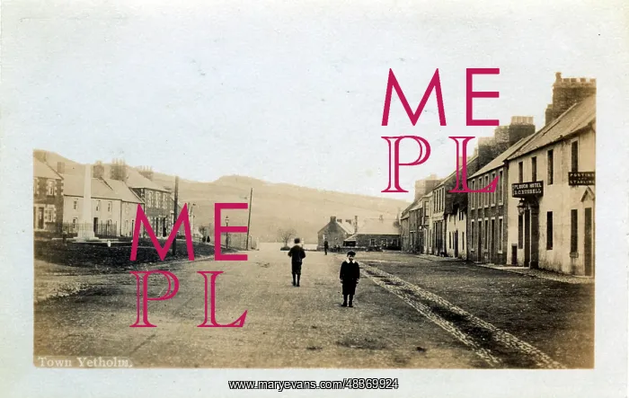 : High Street (Showing the Plough Hotel) : High Street (Showing the Plough Hotel)
