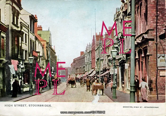 : High Street, Stourbridge, Warwickshire : High Street, Stourbridge, Warwickshire