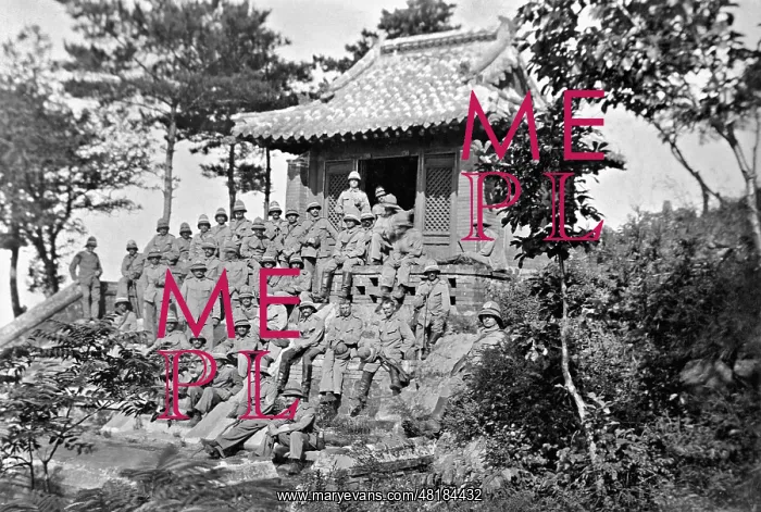 : High temple at Schanhaikwan, 1904 : High temple at Schanhaikwan, 1904
