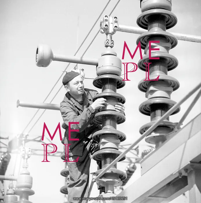 : High volatage - danger - worker - electrician : High volatage - danger - worker - electrician