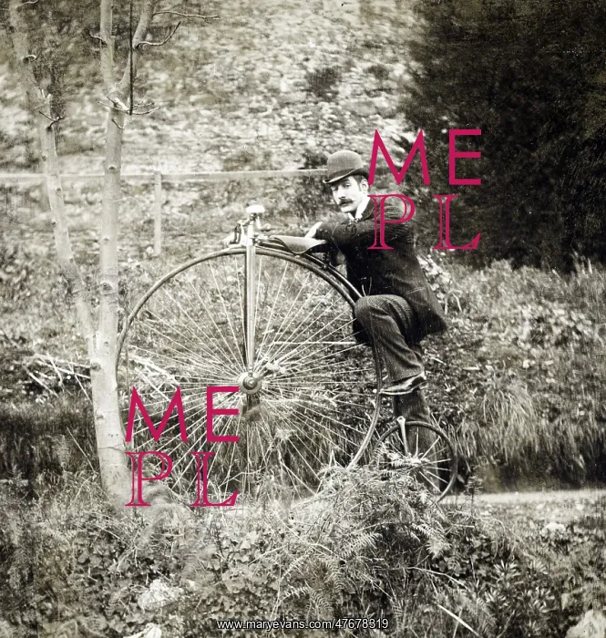 : High-Wheeler or Penny-Farthing Bicycle, 1891 : High-Wheeler or Penny-Farthing Bicycle, 1891