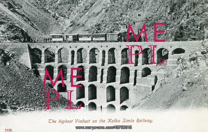 : Highest Viaduct on the Kalka-Shimla Railway : Highest Viaduct on the Kalka-Shimla Railway